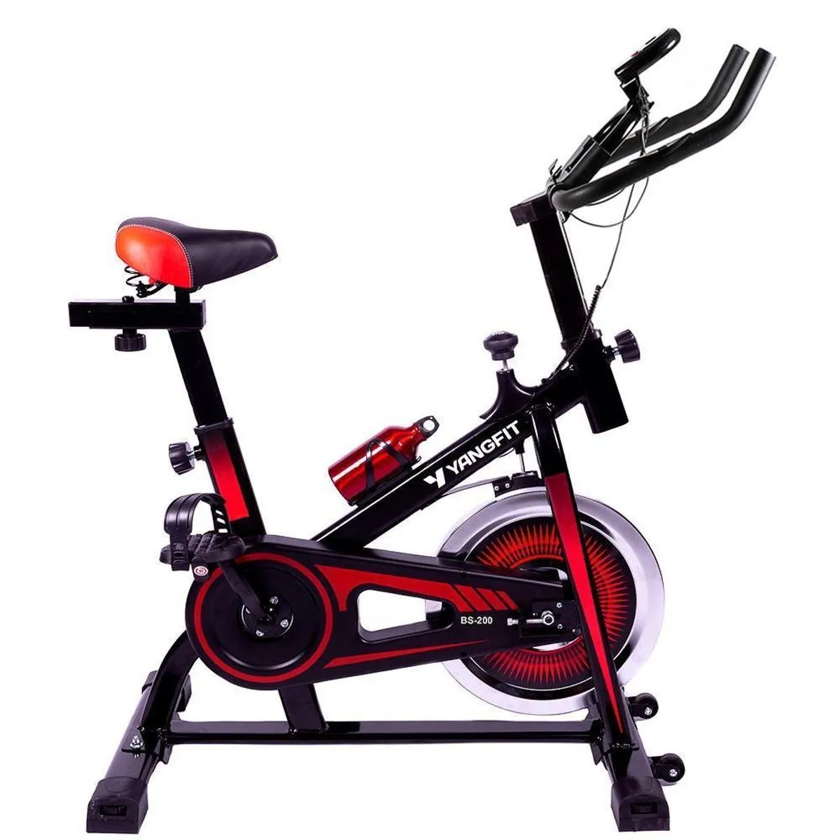 [Com Cashback R$ 823] Bicicleta Ergomtrica Spinning Roda Inrcia 6kg Yangfit Bs-200